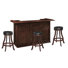 72'' Bar Set With Three Backless Barstools By Ram Game Room