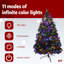 6FT Fir Christmas Tree With Colour LED Lights-67506559
