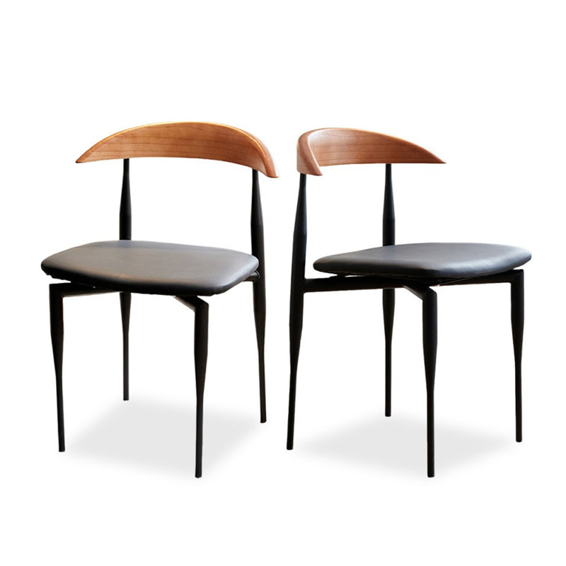 Ensemble de chaises à dossier 28,74 "noir (28)