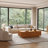 55.2" Modern Solid Coffee Table With Hidden Storage