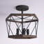 Piccirillo Steel Semi Flush Mount-993161556
