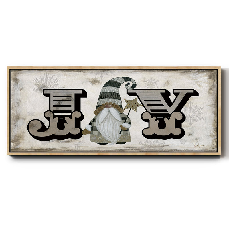 «Winter Wonderland Friends Joy», toile encadrée