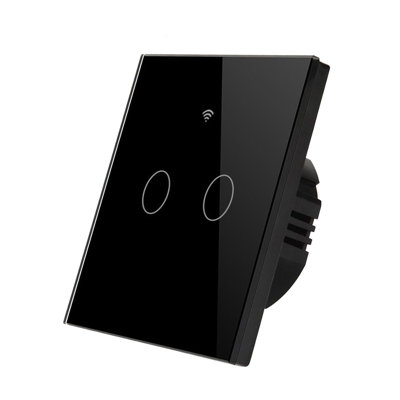 Aliciya Smart 2 Gang Remote Control Light Switch