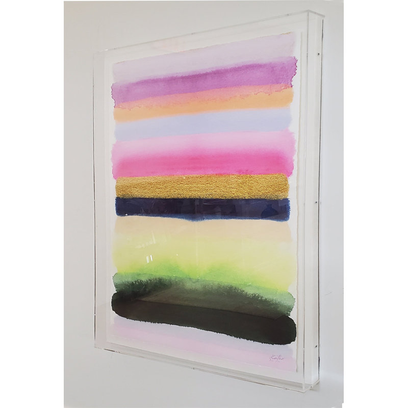 Be The Joy By Kristi Kohut, Shadow Box Acrylic, 48" H x 36" W