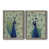 Toile avec cadre gris