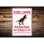 Enseigne en aluminium Dino Lover-23635171