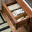 Vintage style floor mounted bookcase