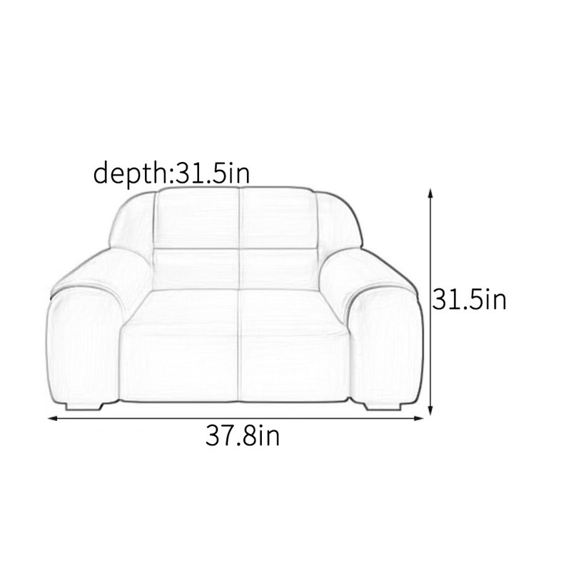 Fauteuil d'appoint léger et luxueux