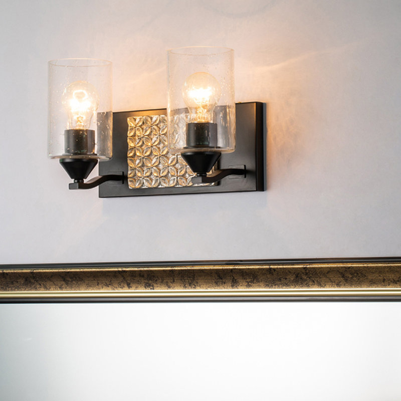 Arcadia 2 - Light Vanity Light, Black/Silver