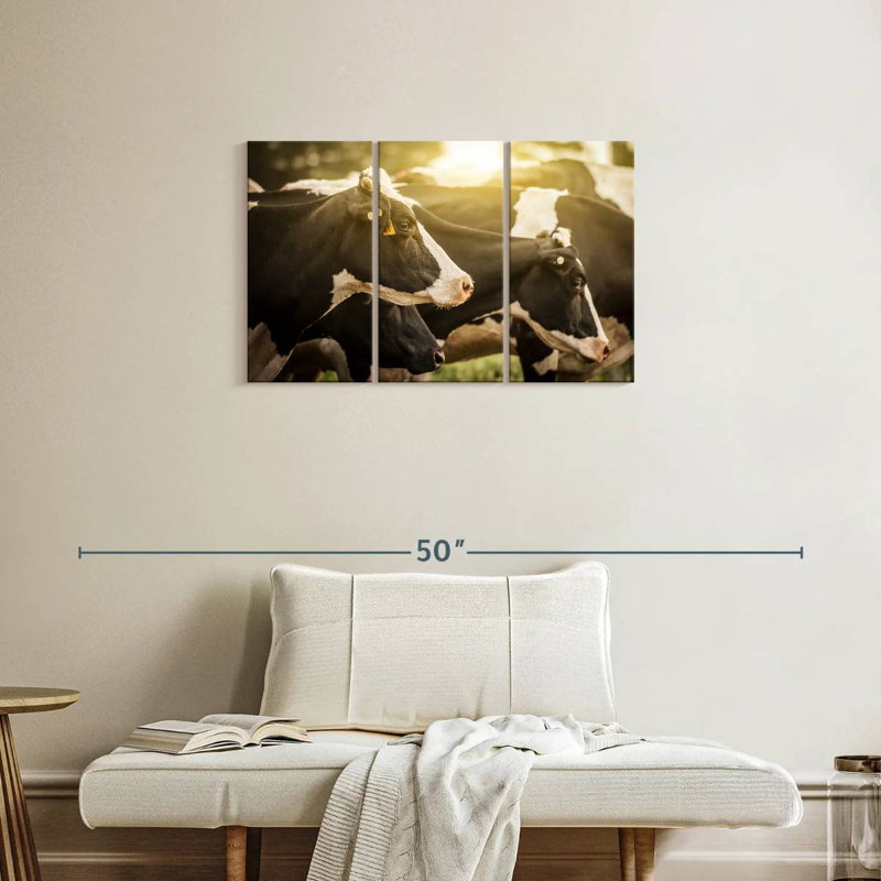 Brampt Holsteins Cows, 20" H x 33" W
