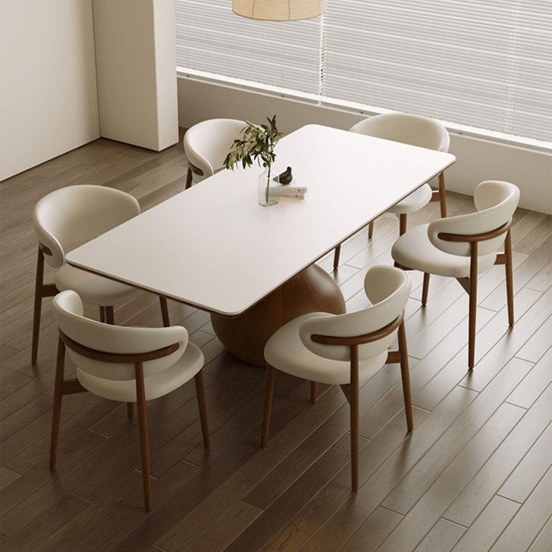 Ensemble de salle à manger 31,5 W, H 29,5 po x L 63 po x l 31,5 po, 7 pièces : table, 6 chaises