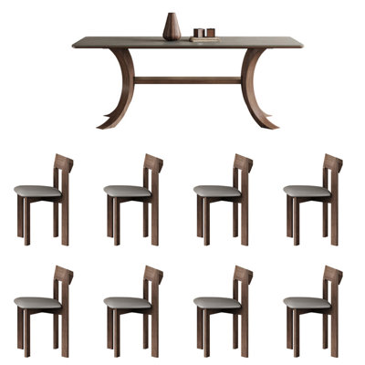 Vintage high-end simple dining table set