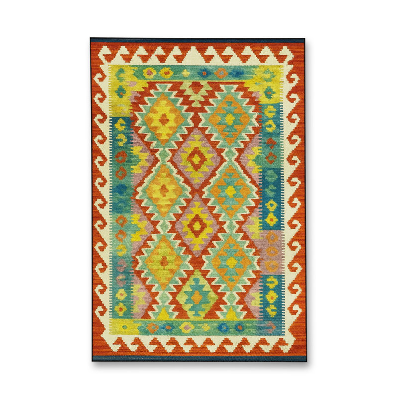 Tapis tissé à la crème Mosso, 2'6" x 4'11"