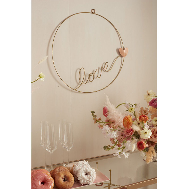 Couronne en métal 19,25 po True Love
