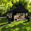 Grande tonnelle métallique 20 x 40 (structure incluse) avec rangement - Tente de réception moderne-136233914