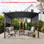Pavillon de jardin d'extérieur 12 x 9 pi Pergola-1595127808