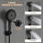 Rodeo 35"X12" Bluetooth Music Thermostatic Shower System with 3-Function Handheld Spray and 3 Body Jets-110585252