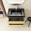 Ensemble de meuble-lavabo simple 29,9 po avec surface solide Devonta