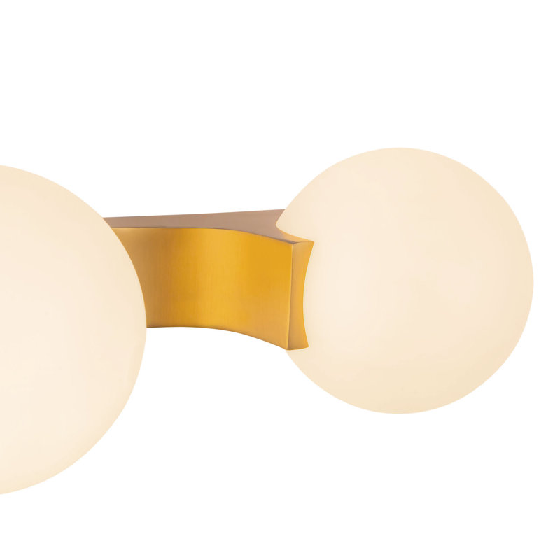 Briar 34-in Gold Bathroom Vanity Light, Brushed Gold