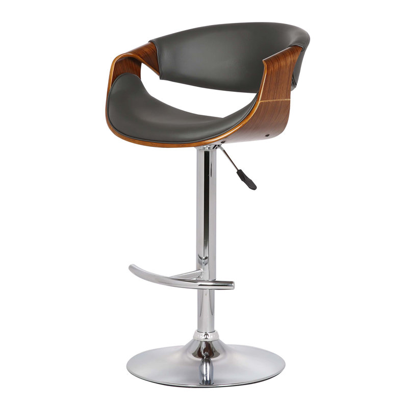 Tabouret de bar rotatif Mod, Gris
