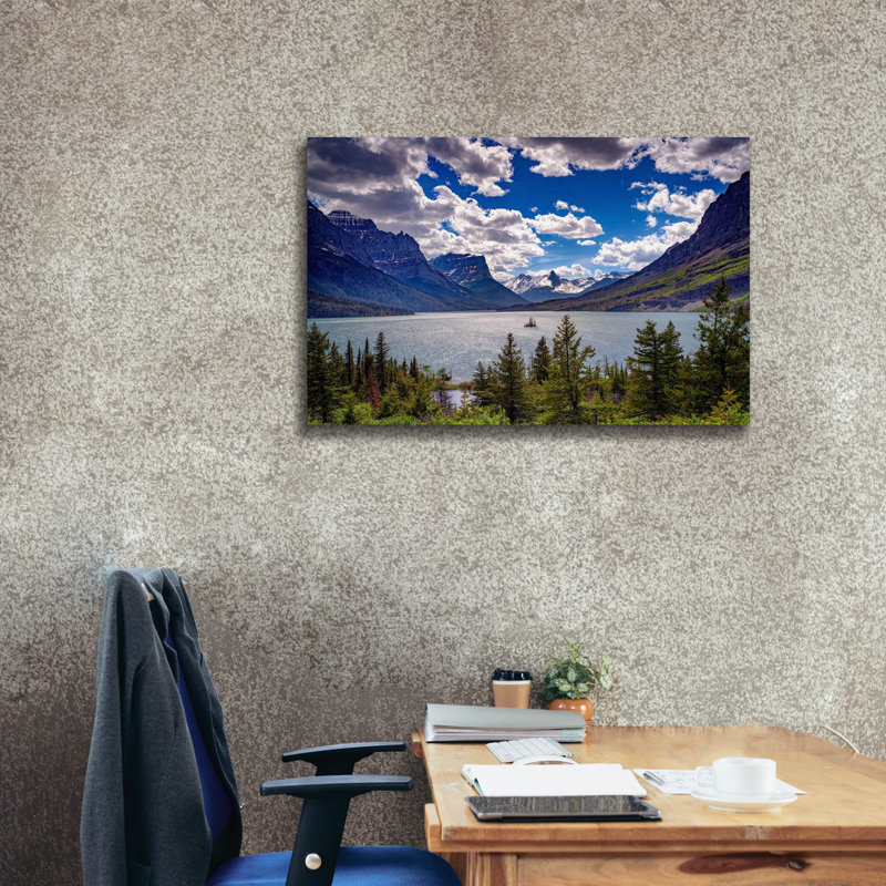 «Saint Mary Lake» par Rick Berk, art mural sur toile