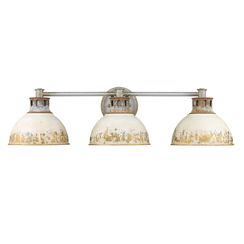 Mercado 3-Light Dimmable Vanity Light, Antique Ivory
