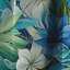 Azure And Green Canopy Tropical Pattern I - Floral Curtain - Blackout Curtain - 1 Panels-107545865
