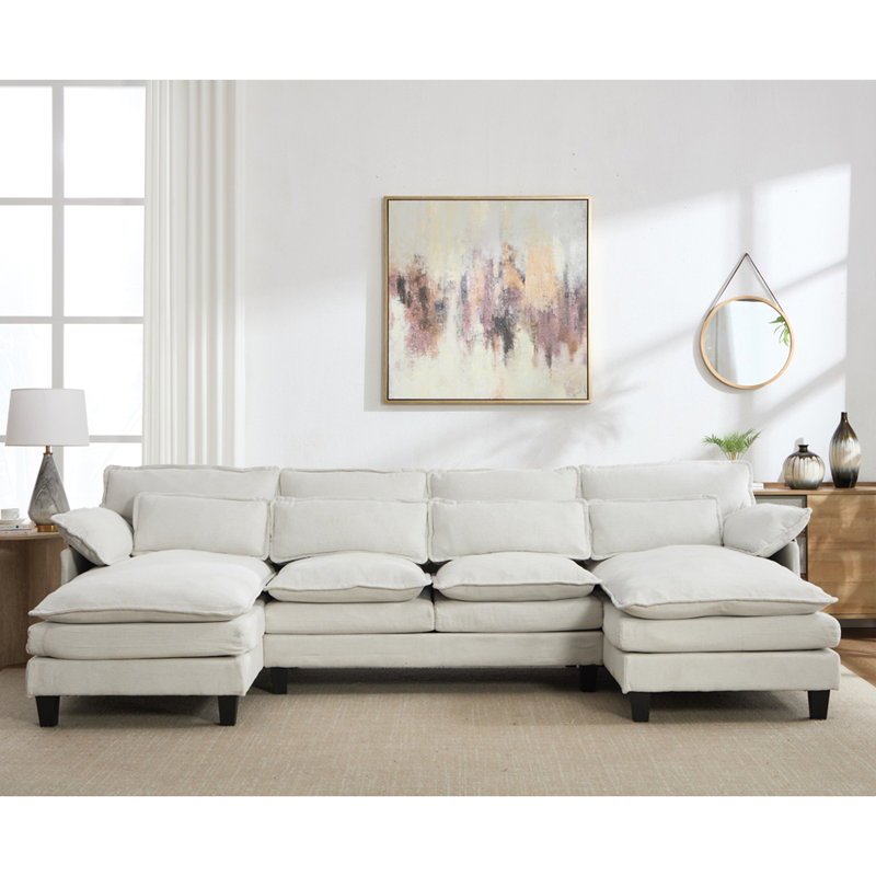4 Seater Sofa, White