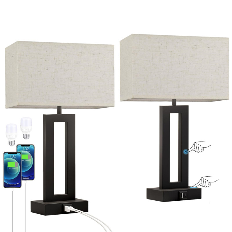 Metal USB Table Lamp