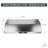 36" Stainless Steel Under Cabinet Range Hood With Washable Baffle Filter And LED Lights For Ducted Kitchen Over Stove Vent