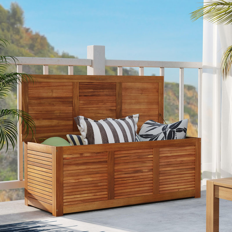 Deck Box Acacia Wood