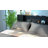 Kalder Bed Frame with LED Light and Charging Station, Metal Frame with Storage Headboard, Large Storage Space, No Spring Box Needed-1849033316-1849033317