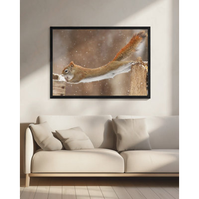 Art mural, cadre flottant d'acrobate