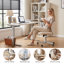 Chaise de bureau Weyri 25,4"W Criss Cross, sans accoudoirs, à jambes croisées-2102224896