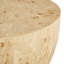 Table basse de 34,65 po en bois aggloméré de haute qualité de couleur naturelle, table basse industrielle moderne entièrement assemblée, idéale pour la maison et la cuisine