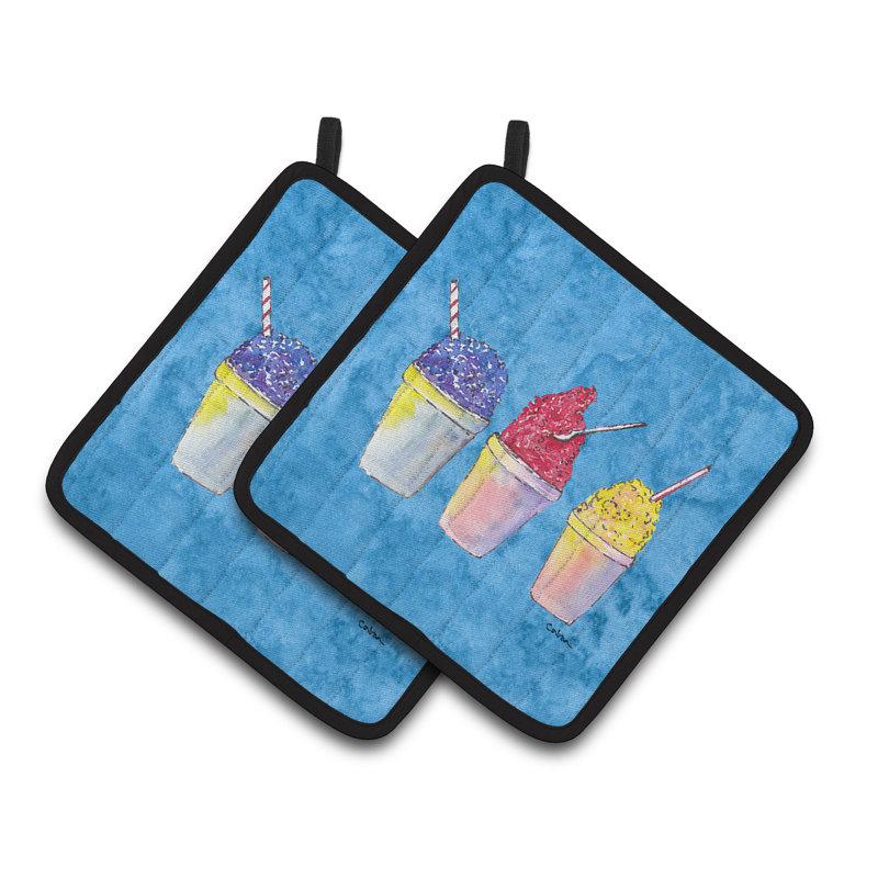 Cuisinier poignée snowcones de la partie allée