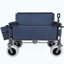 Chariot pliant 3-en-1 avec siège de banc - Protection brevetée, capacité de 500 lb, pneus de plage de 9 po x 4 po pour le camping et la plage-123263065