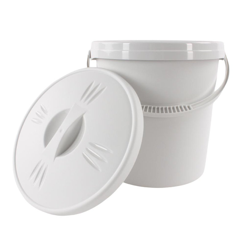 Bucket, White