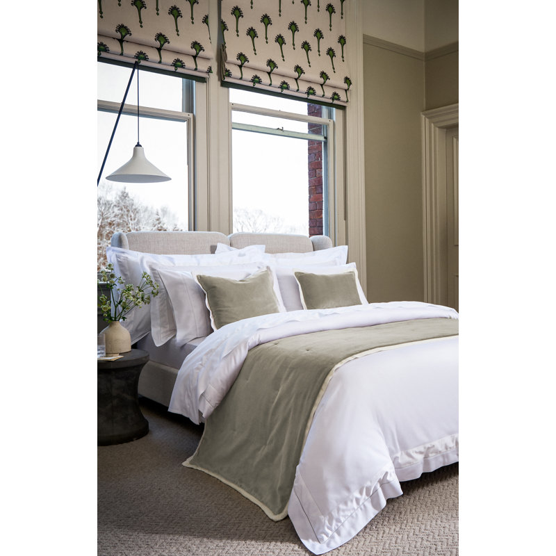 Balmoral Duvet Cover Set, King Duvet Cover + 2 Standard Pillowcases, White