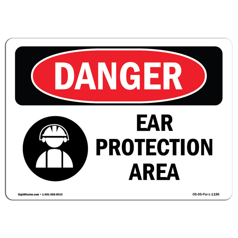 Plaque de protection auditive en aluminium 12 x 18, H 12 po x l 18 po x P 0,1 po
