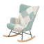 Chaise berçante en tissu Takeoka