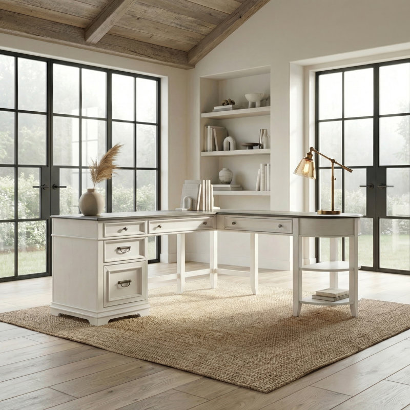 Ensemble de bureau en L Colburn Opt