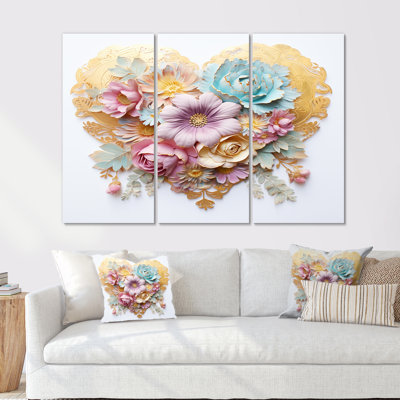 Mignault - Abstract Print Wall Art Living Room Set