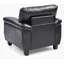 Fauteuil d'appoint noir élégant et confortable-665021318