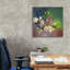  'Plum Blossoms' by Marvindale Canvas Wall Art, 26" x 26"-1115738460
