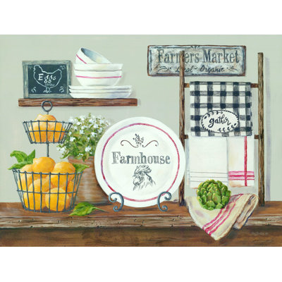 «Farm Kitchen II», reproduction sur toile tendue