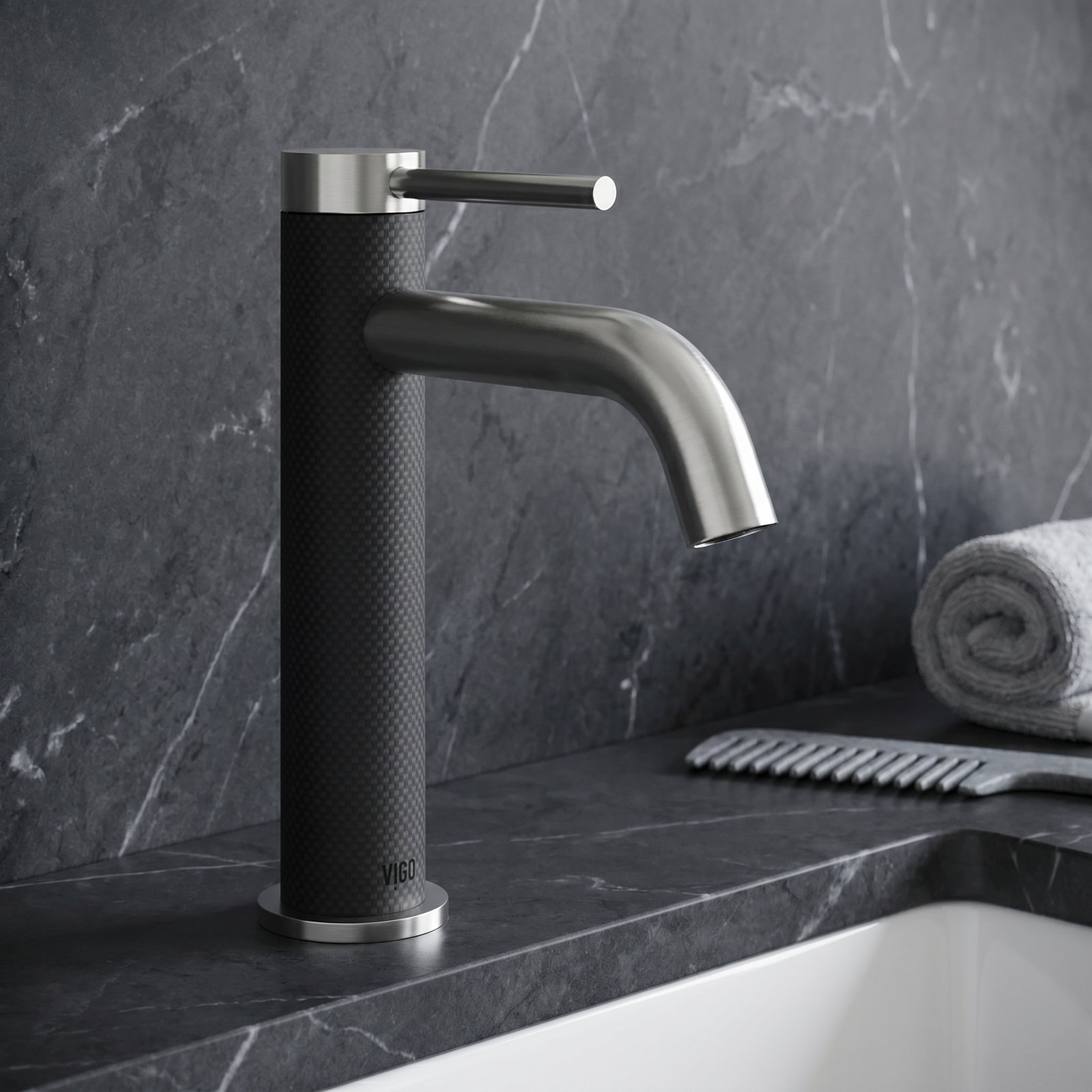 Madison Single-Hole Bathroom Faucet, Brushed Nickel