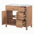 Wood Bathroom Vanity with Solid Wood Frame