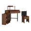 Commode élégante avec pieds en métal et armoire de rangement à miroir avec 6 tiroirs-15558136