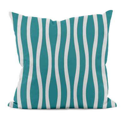 Striped Reversible Throw Pillow